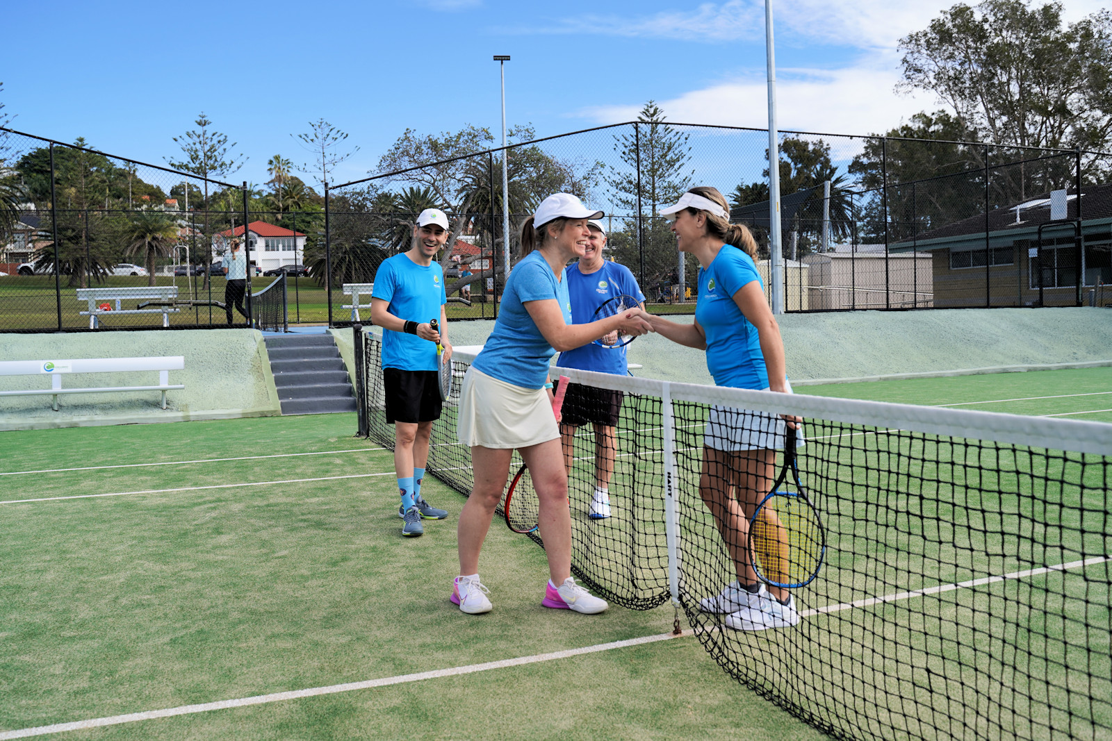 Social doubles match at Collaroy Tennis Club